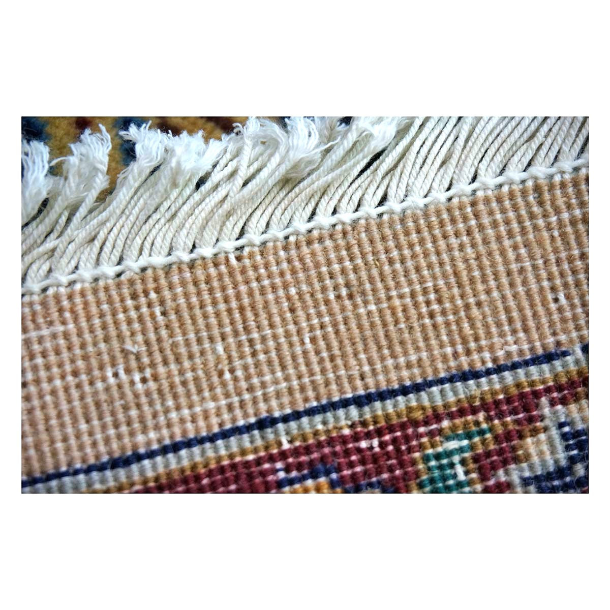 Antique Persian Tabriz Wool 13x19 Camel, Blue, Teal, Orange & Ivory Handmade Oversized Area Rug #1140712