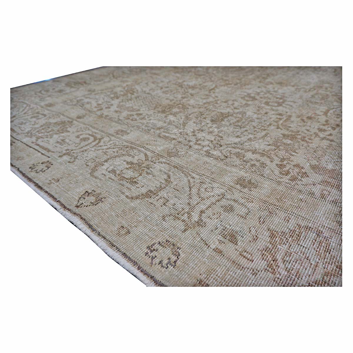 Antique Persian Sultanabad Wool 6x9 Grey, Ivory & Tan Handmade Area Rug #1142950