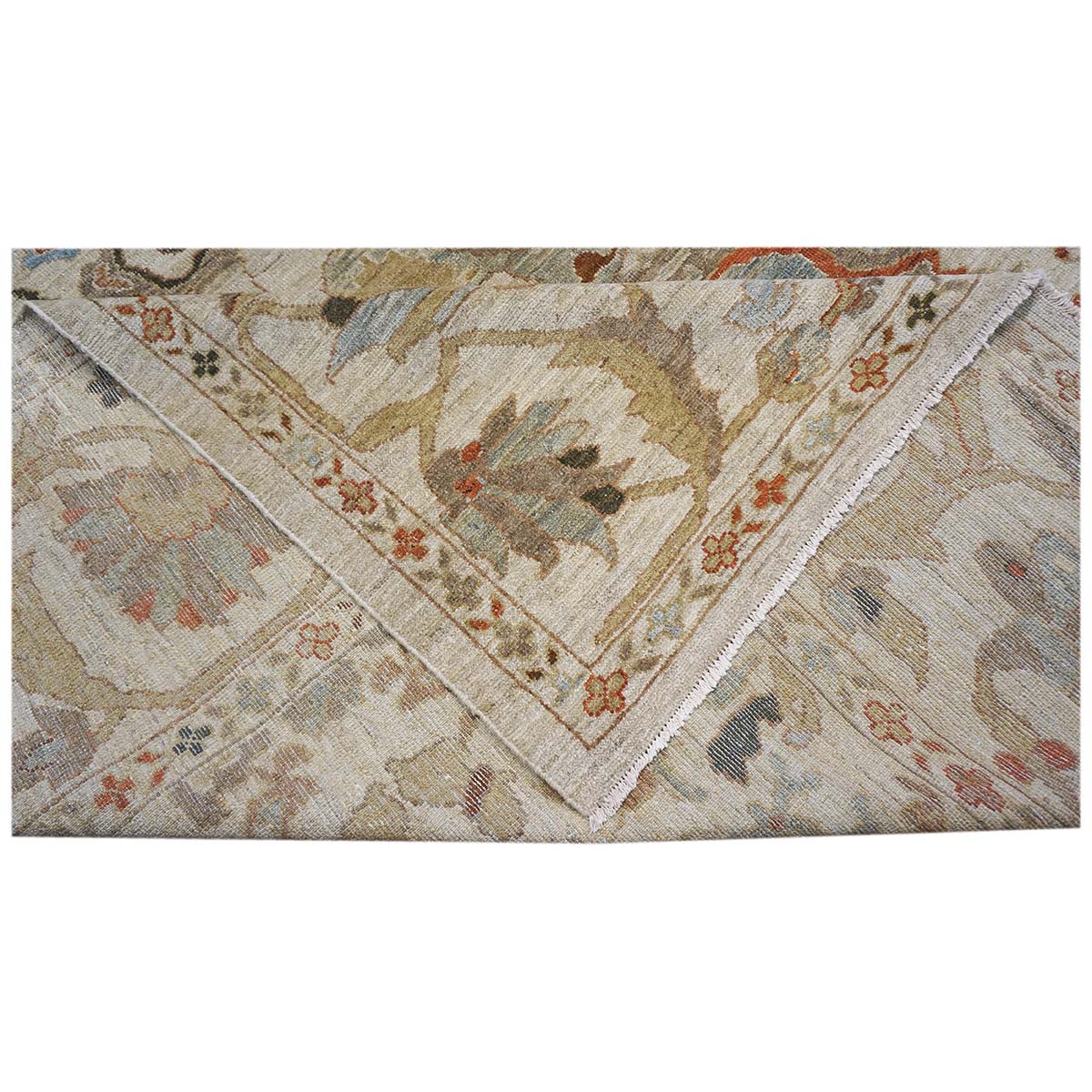 Persian Sultanabad 10x14 Ivory & Tan Area Rug #1142046 image 8