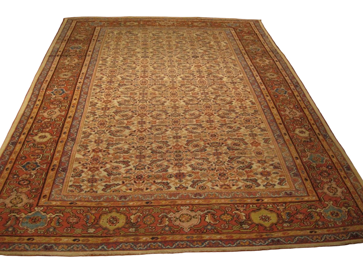 Antique Persian Sultanabad #1142949 Size 8'7" x 11'10 image 2
