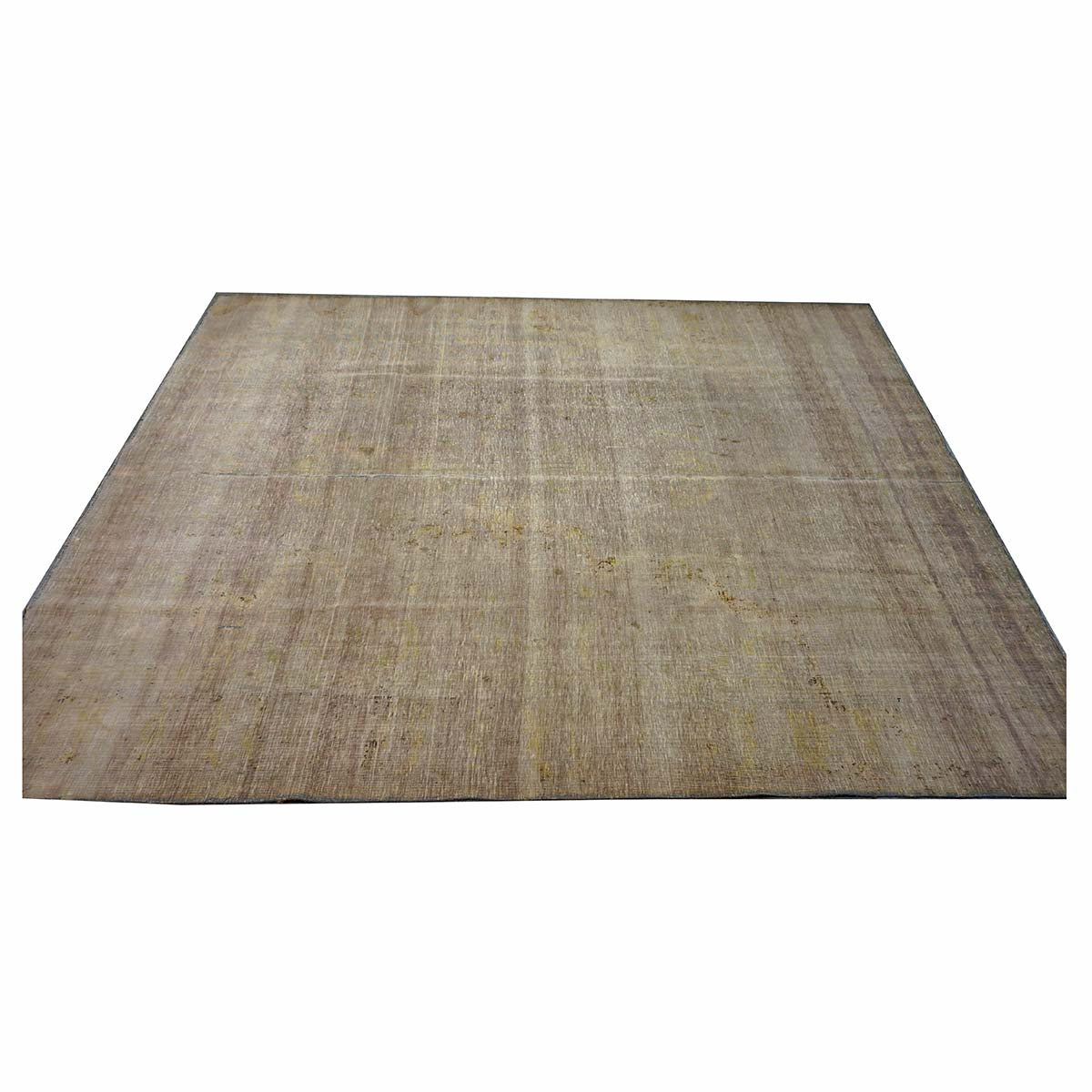 Antique Persian Flatweave Wool 8x10 Distressed Brown Handmade Area Rug # 1141990