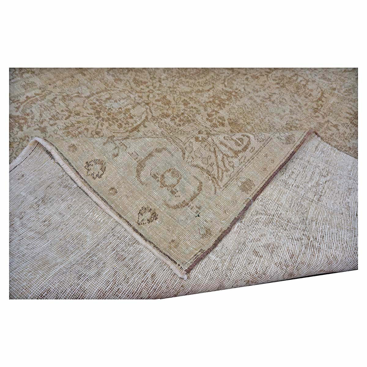 Antique Persian Sultanabad Wool 6x9 Grey, Ivory & Tan Handmade Area Rug #1142950