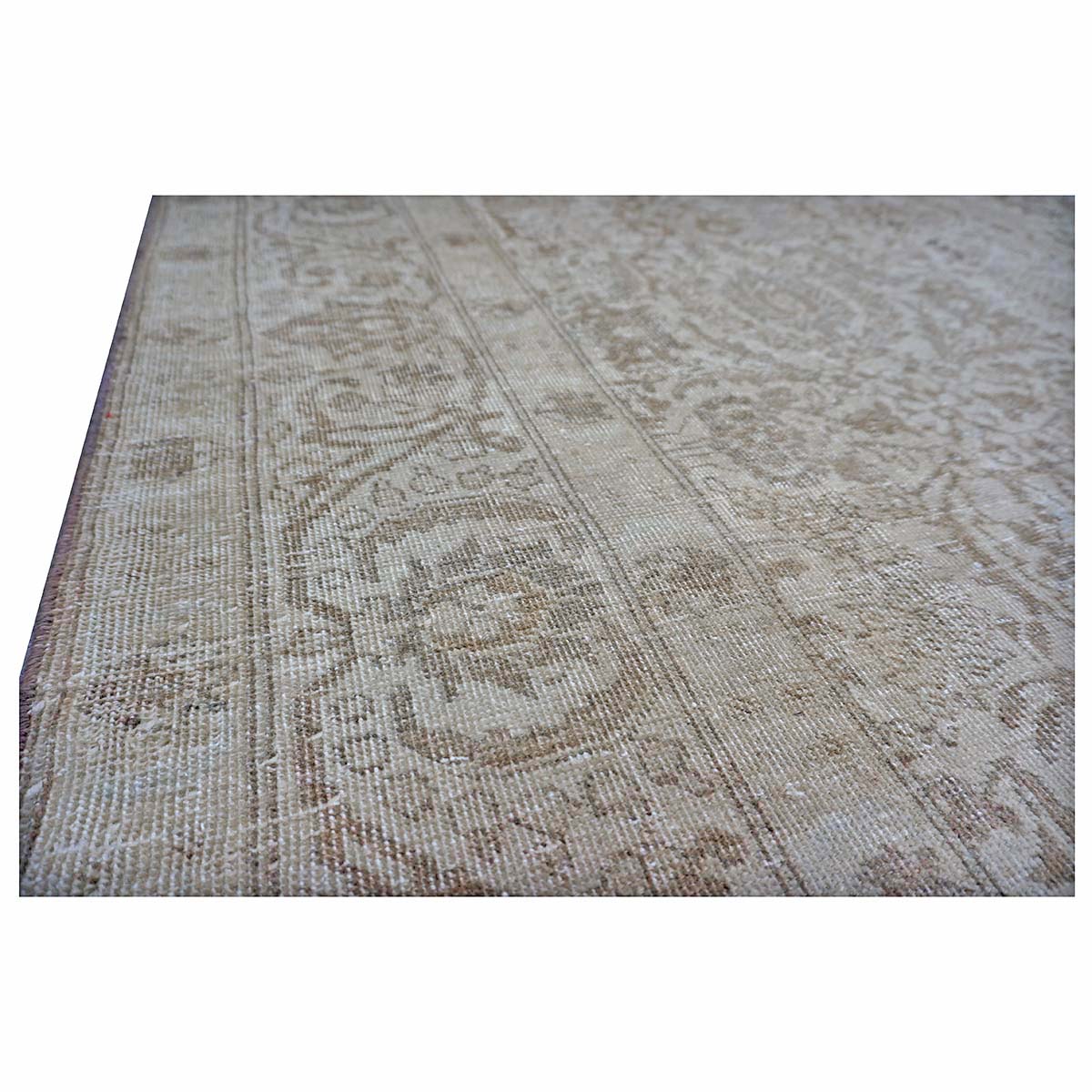 Antique Persian Sultanabad Wool 6x9 Grey, Ivory & Tan Handmade Area Rug #1142950