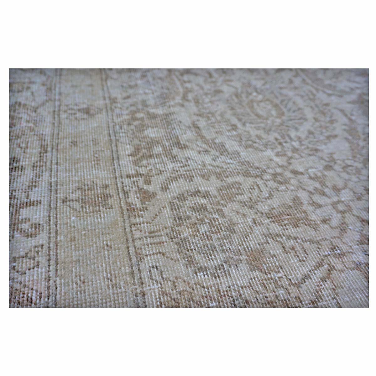 Antique Persian Sultanabad Wool 6x9 Grey, Ivory & Tan Handmade Area Rug #1142950