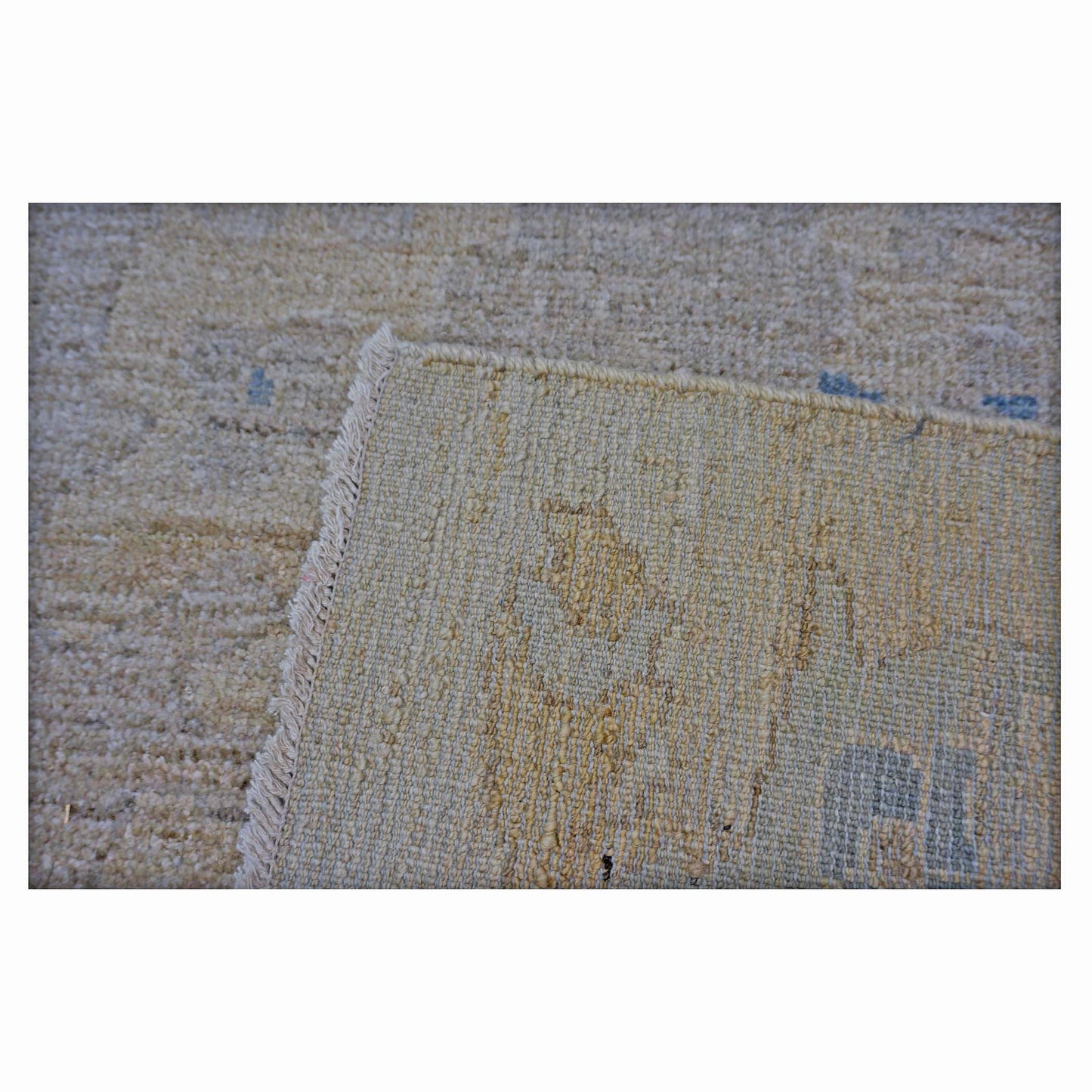 Persian Sultanabad Wool 12x18 Light Blue, Beige, & Brown Handmade Area Rug #1143043