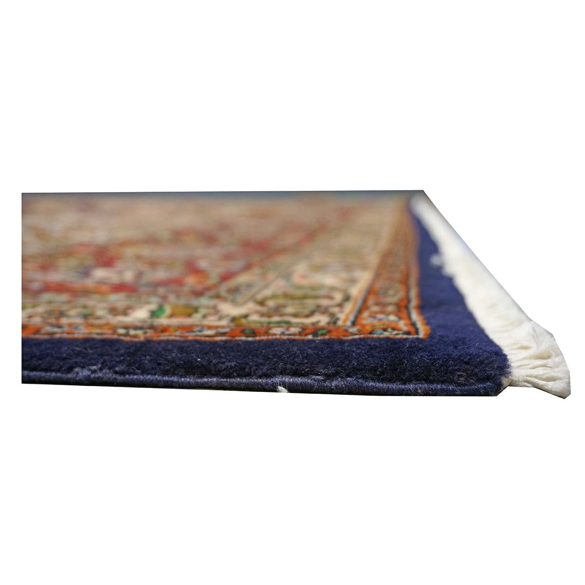 Antique Persian Tabriz Wool 10 x 16  Ivory & Brown Handmade Area Rug #1143508
