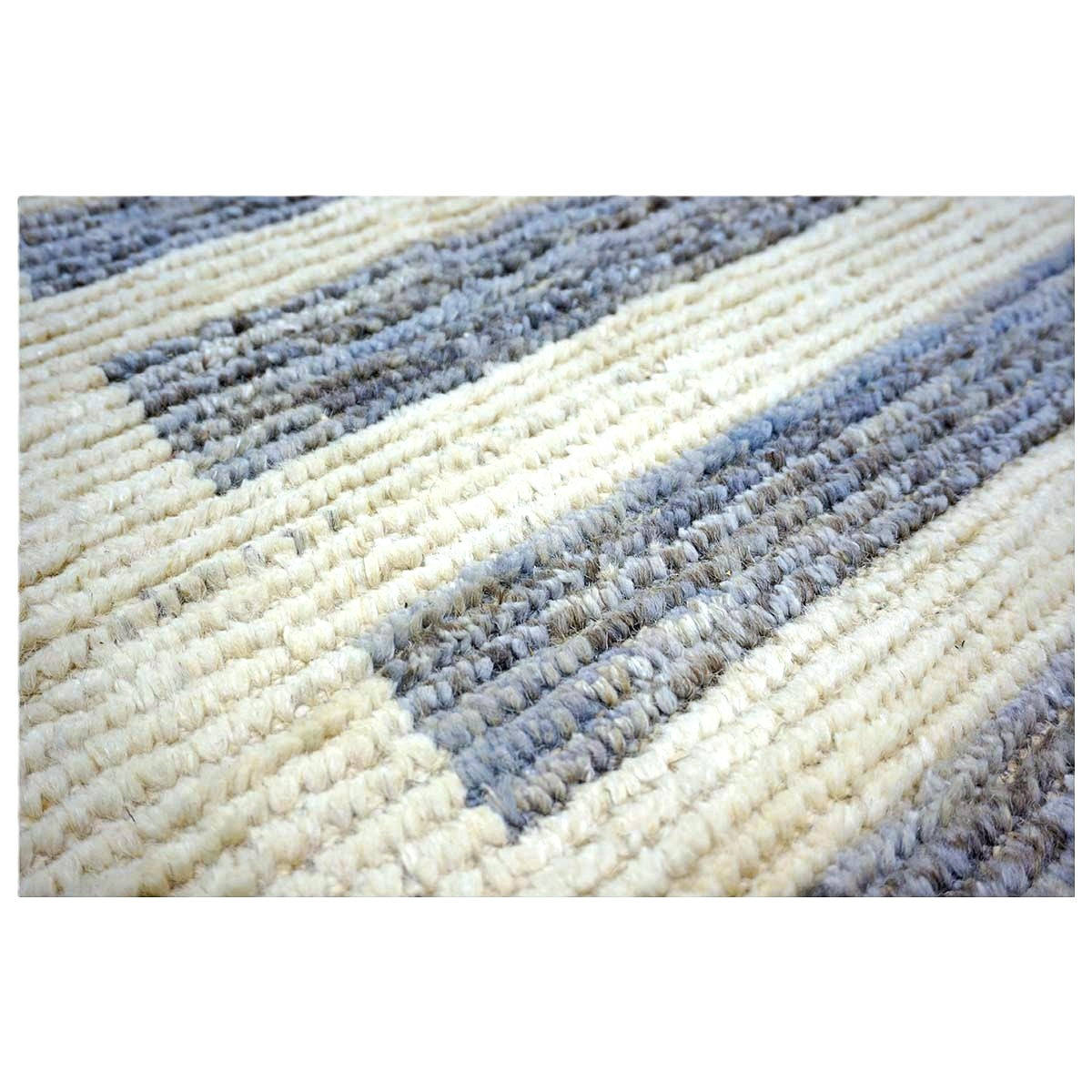Afghan Tribal Mid-Modern Wool 13x16 Ivory & Tan Handmade Area Rug #1144733
