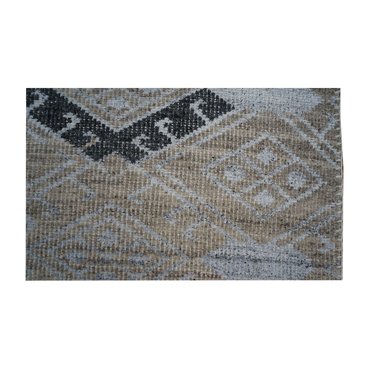 Indian Palermo Wool&Silk 5X7 Grey Area Rug #9902770 image 4