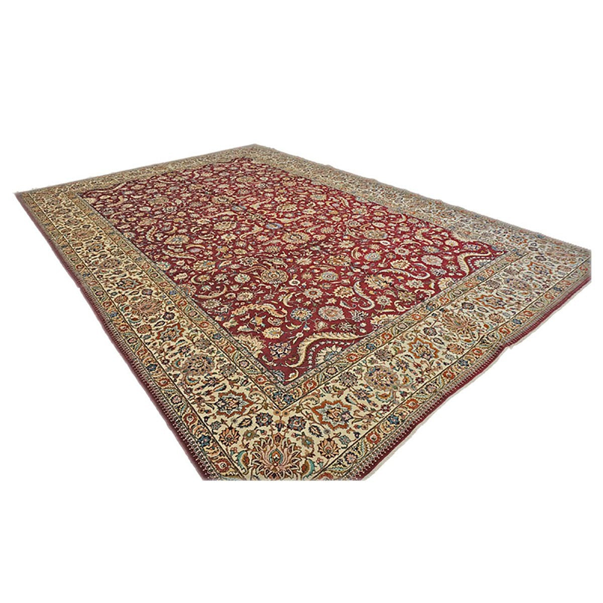 Antique Persian Tabriz 11X15 Red Oversize Rug #1140789 image 2
