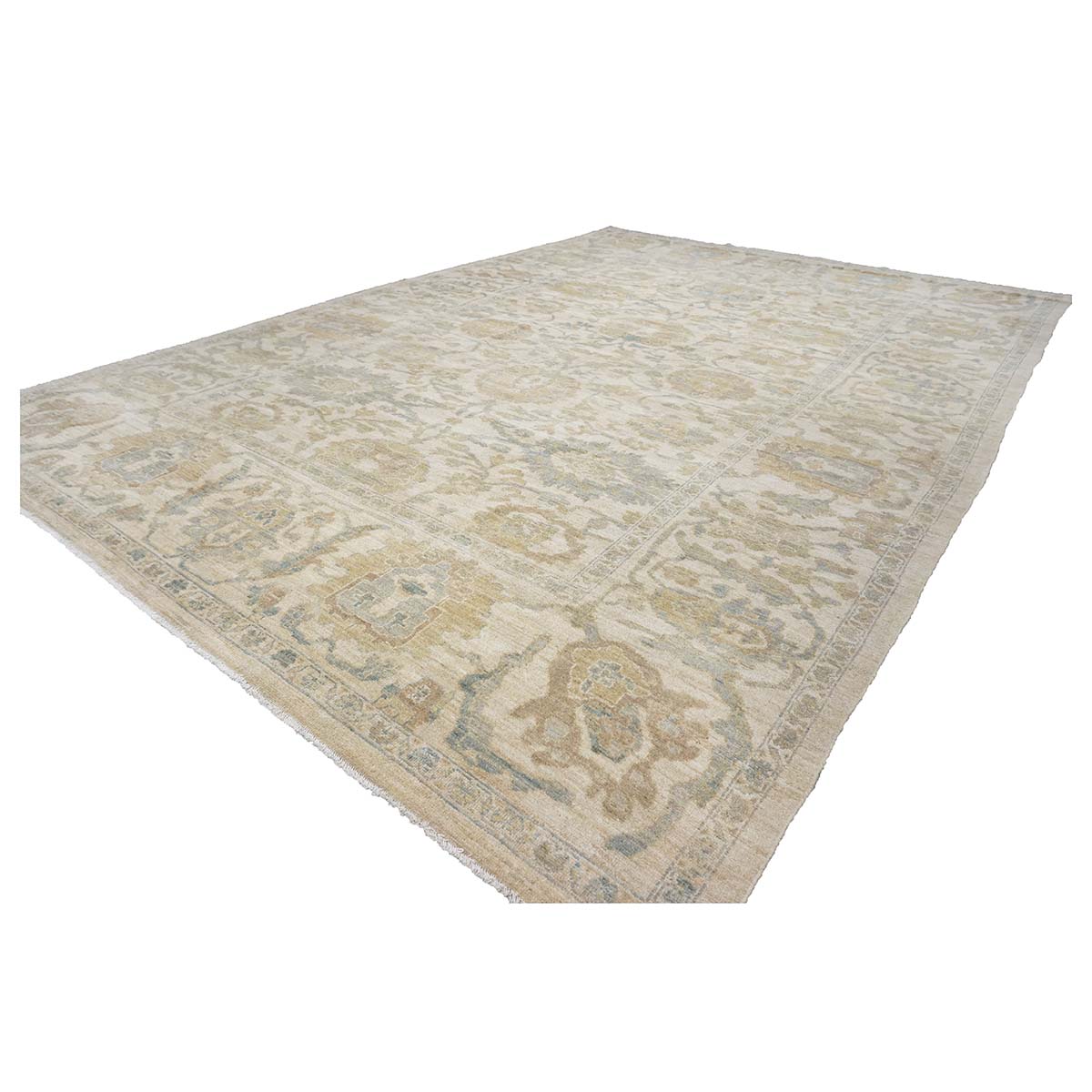 Sultanabad Master 10x14 Ivory Handmade Area Rug #1142156 image 2