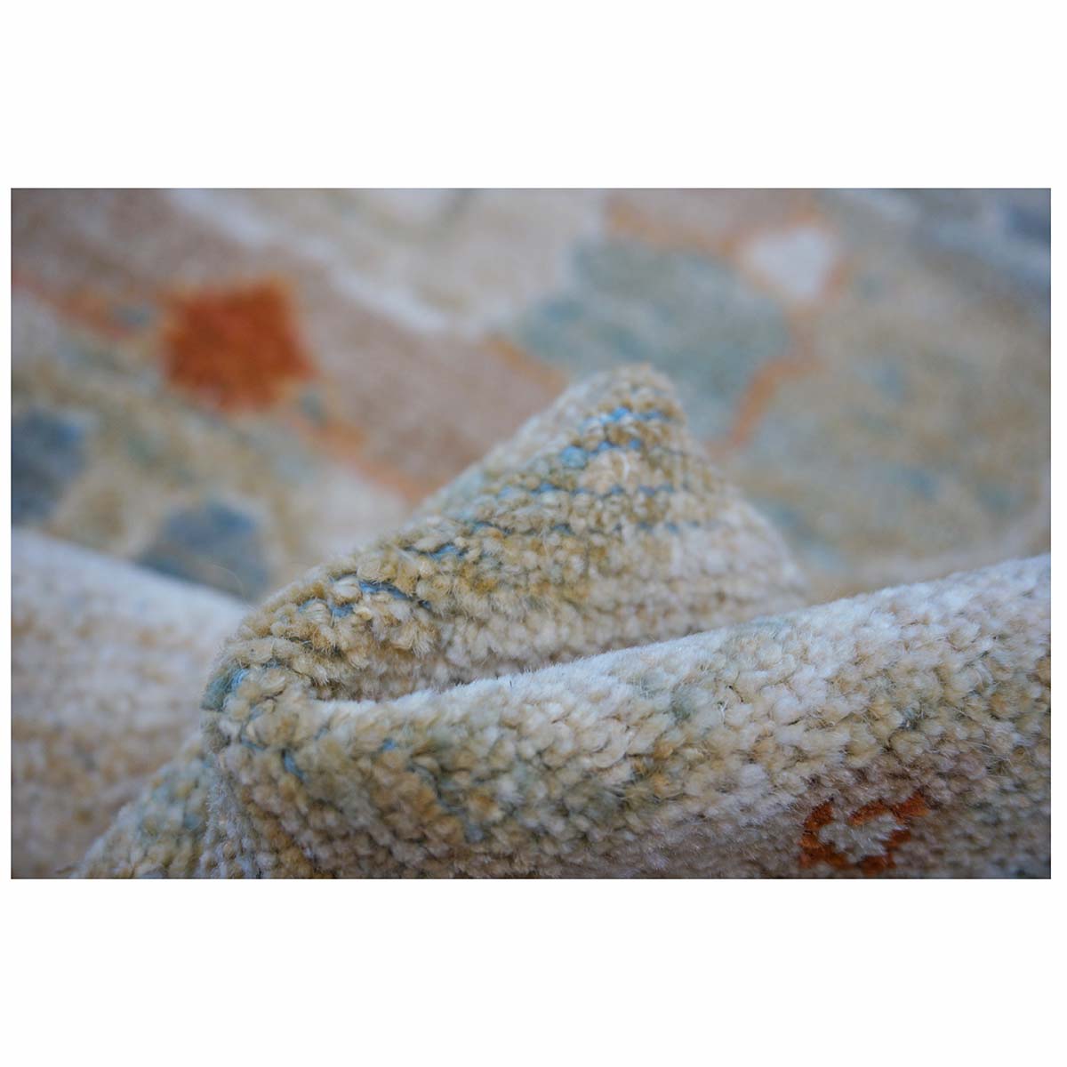 Sultanabad Master 3x12 Khaki, Slate, & Rust Hall Runner #1142113 image 11