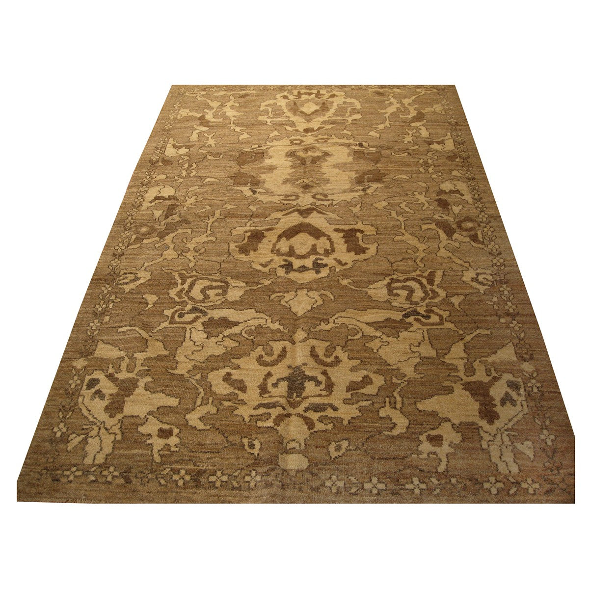 21st Century Sultanabad 5x8 Brown Handmade Area Rug #1143022 image 1