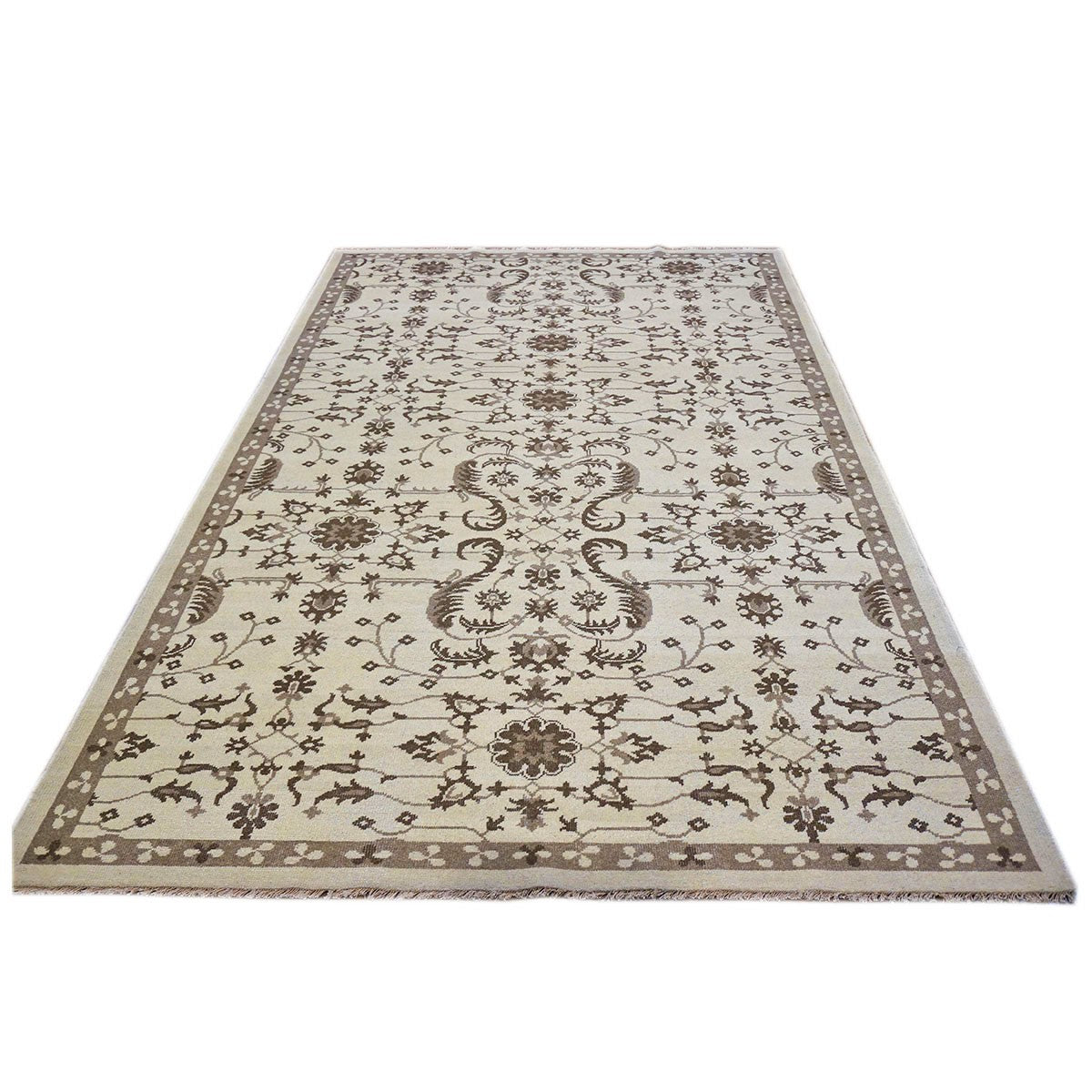 Sultanabad Masters 6X10 Ivory and Brown Area Rug #1143397 image 2