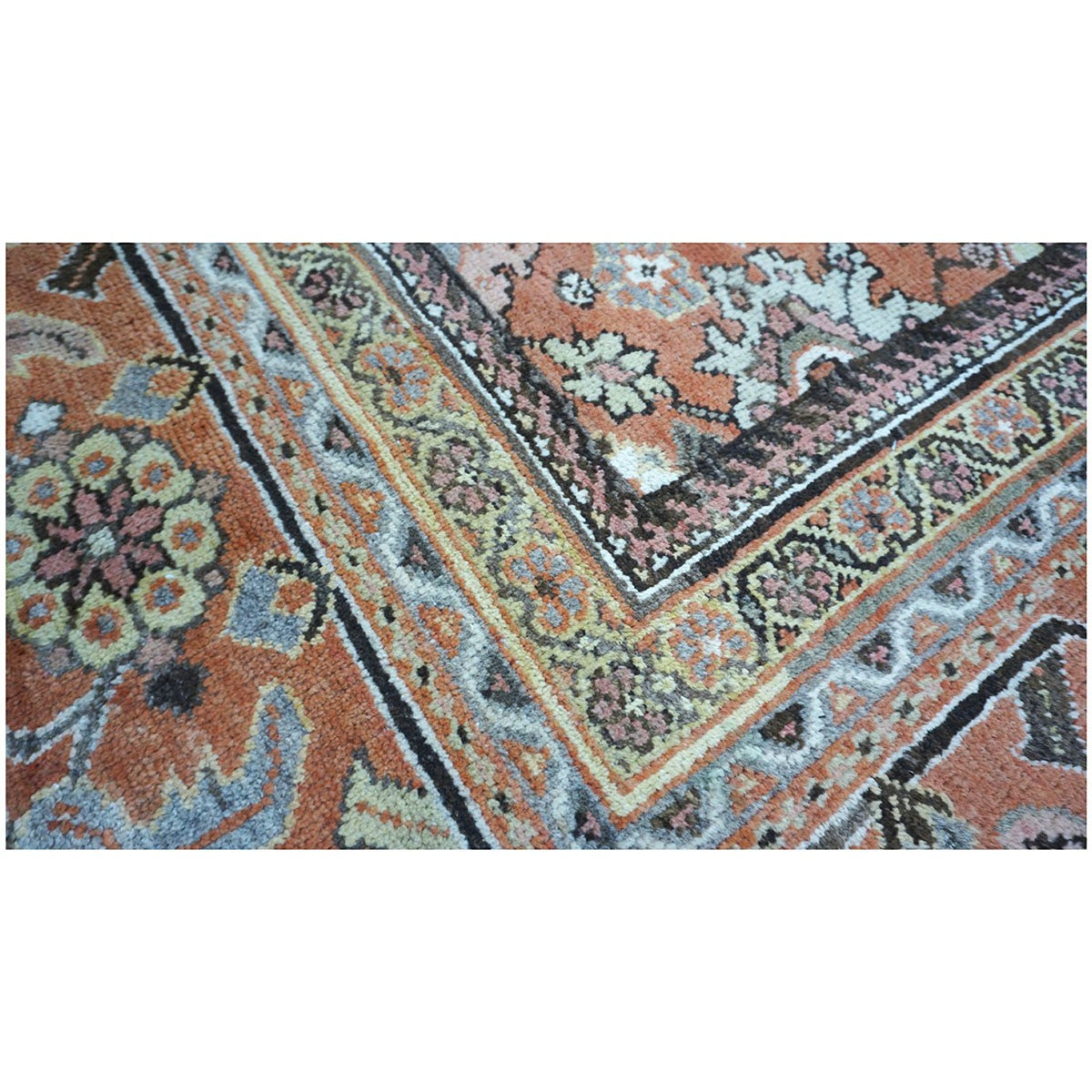 Antique Persian Sultanabad 10x14 Brown & Rust Handmade Area Rug #1143026 image 9