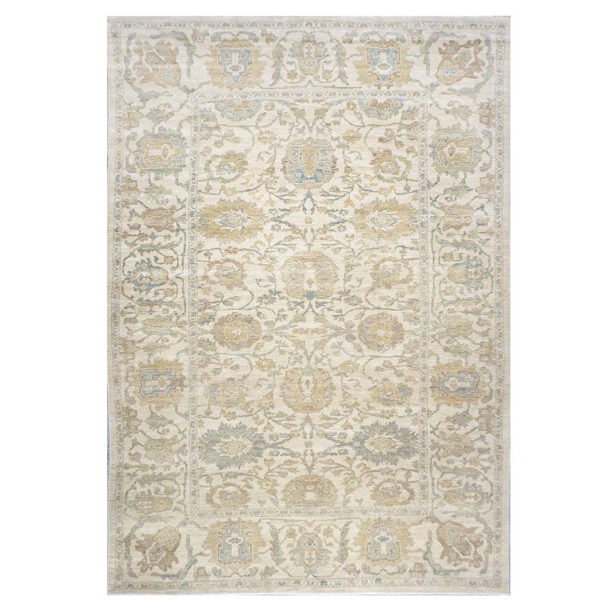 Sultanabad Master 10x14 Ivory Handmade Area Rug #1142156 image 0