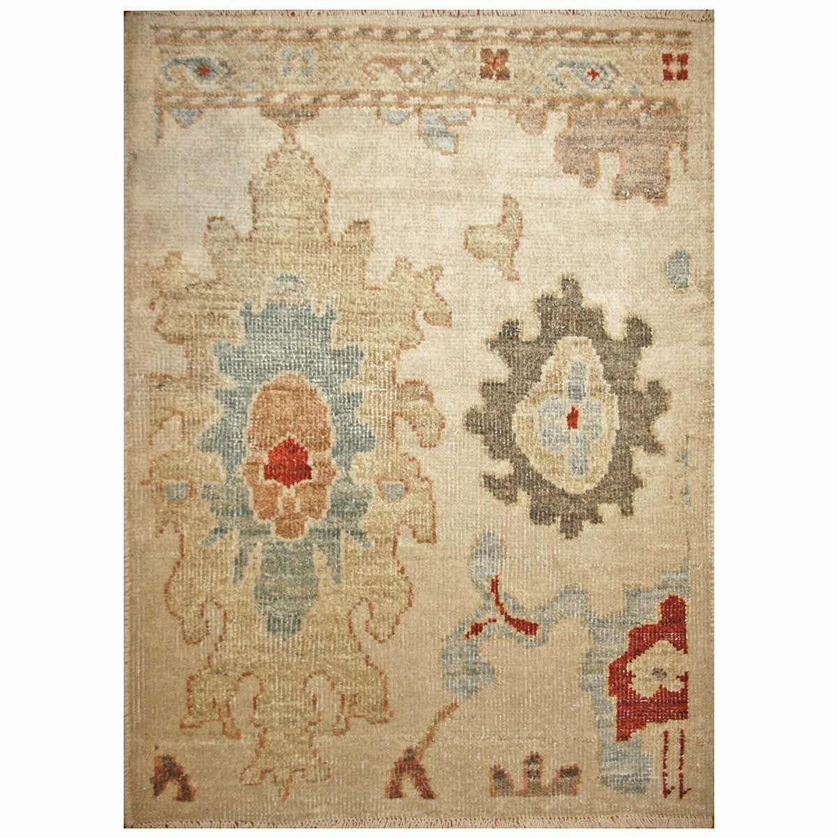 Turkish Sultanabad 2X3 Ivory Area Rug #1142477 image 0