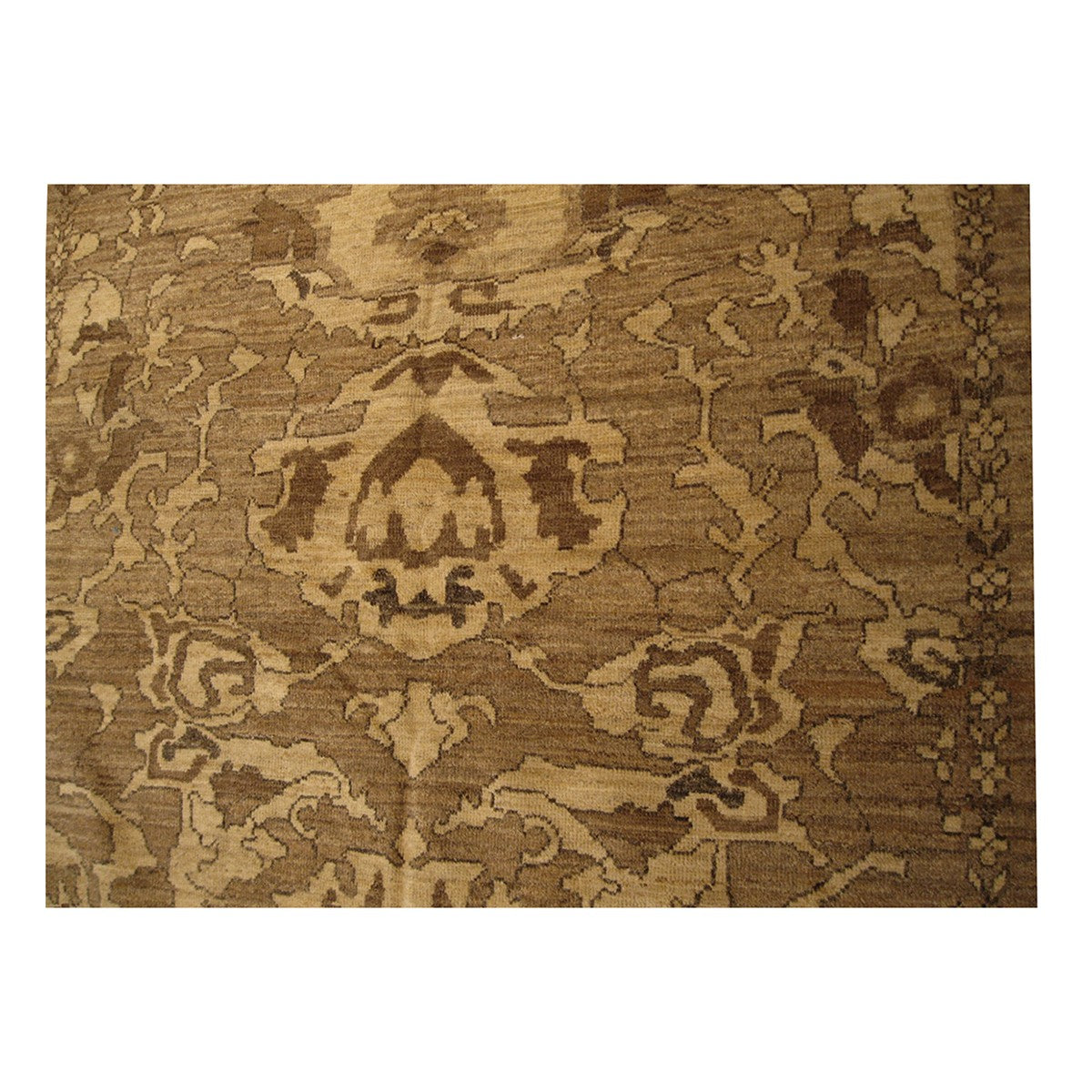 21st Century Sultanabad 5x8 Brown Handmade Area Rug #1143022 image 2