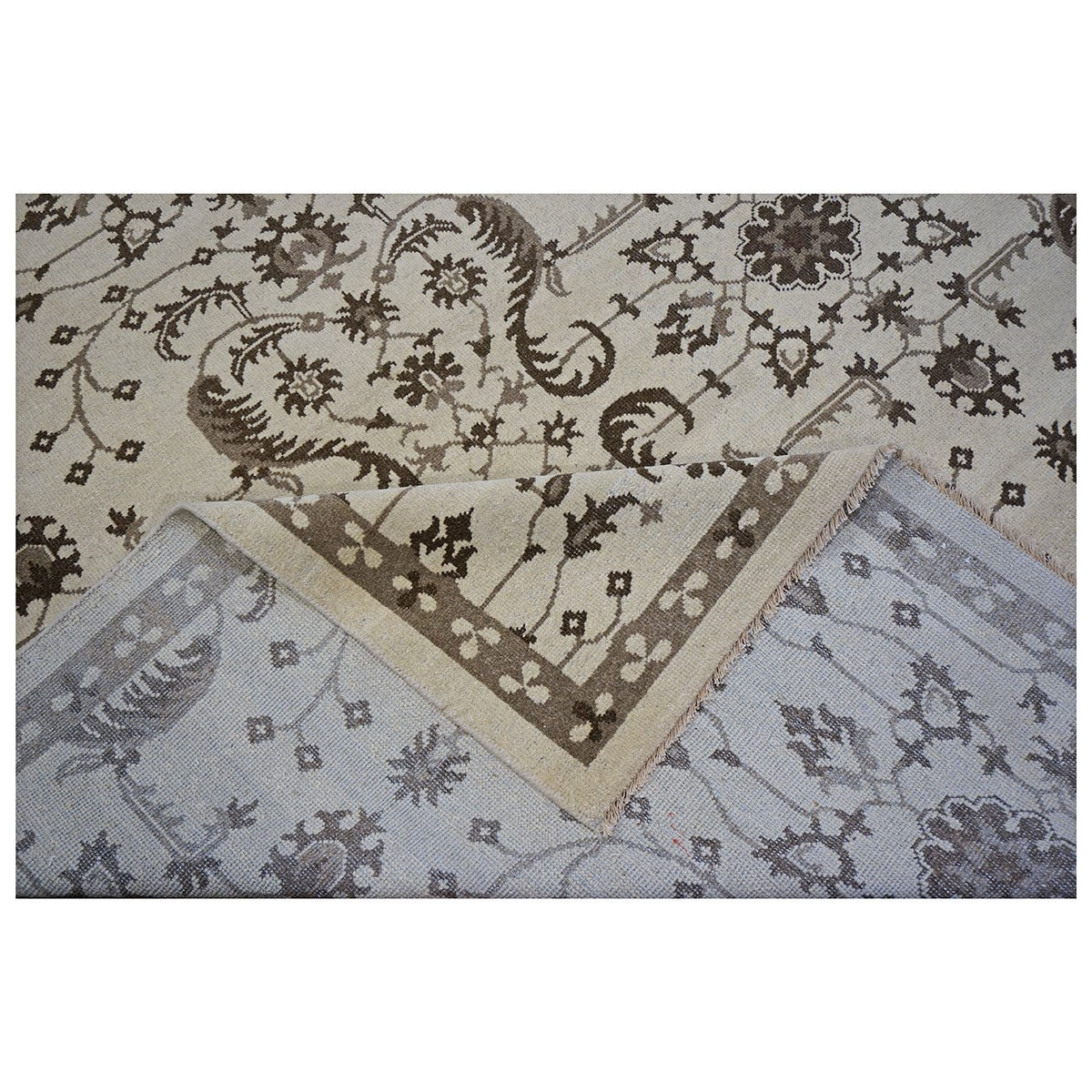 Sultanabad Masters 6X10 Ivory and Brown Area Rug #1143397 image 4