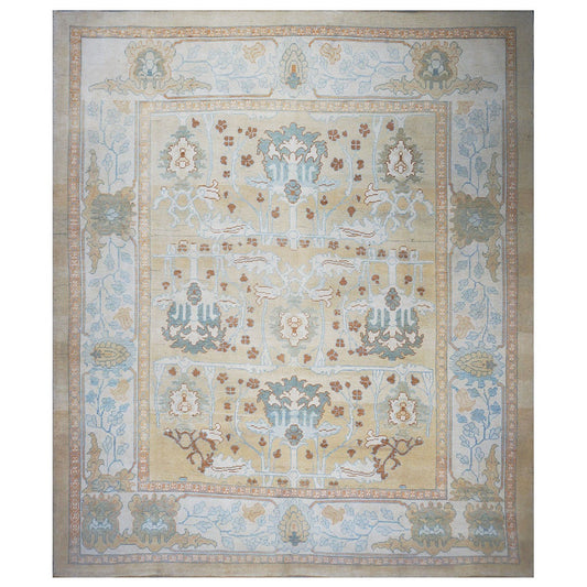 21st Centurey Turkish Donegal Master 12X14 Tan Area Rug #1140669 image 0