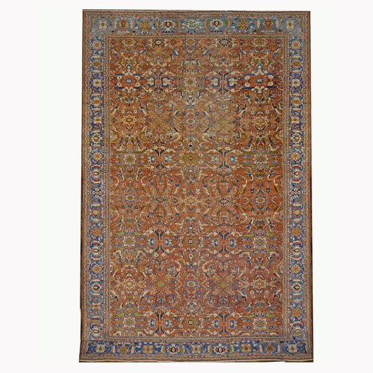 Antique Persian Sultanabad 13X24 Palace Sized Rust Rug #1140200 image 0