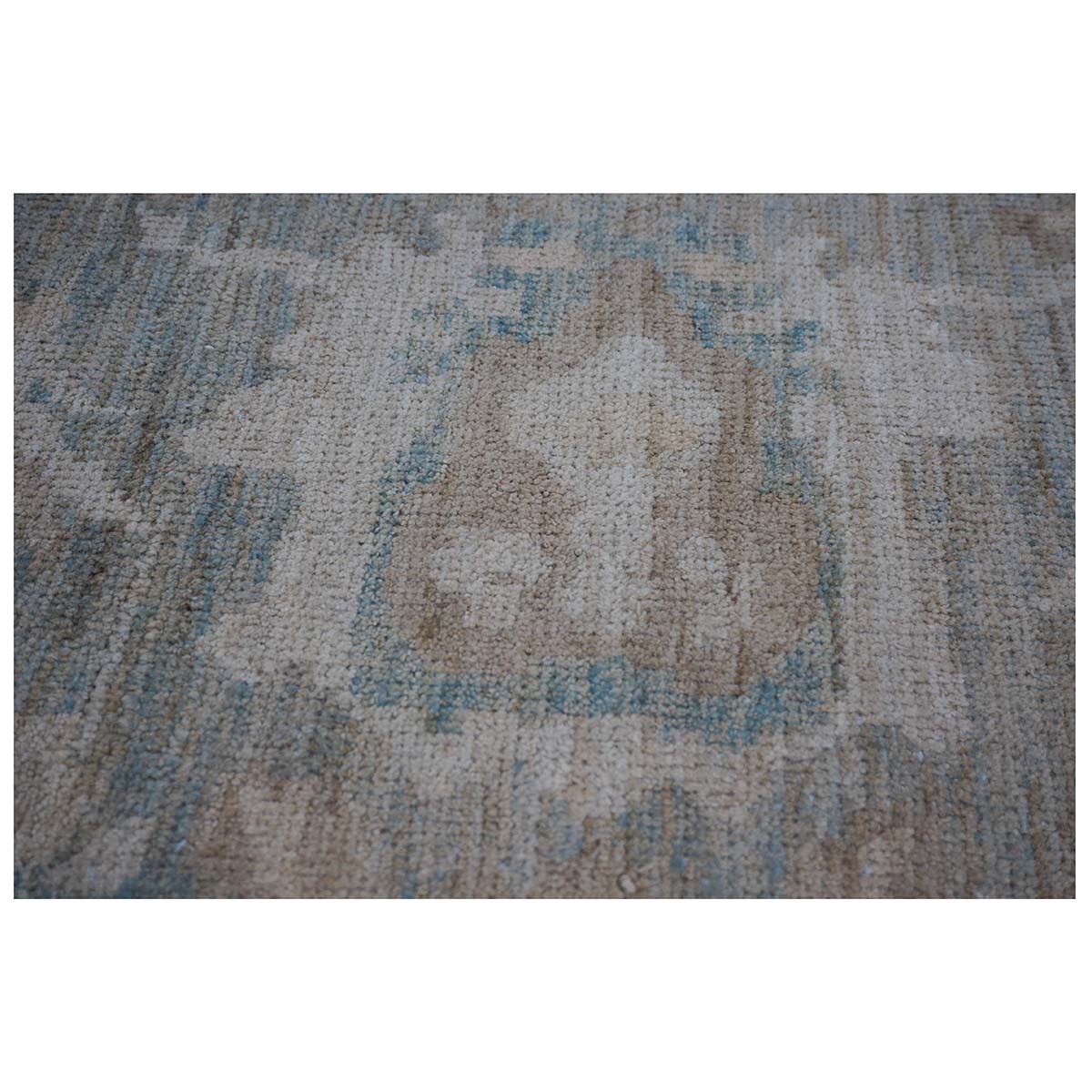 Persian Sultanabad 10x14 Slate Blue & Tan #1142972 image 9