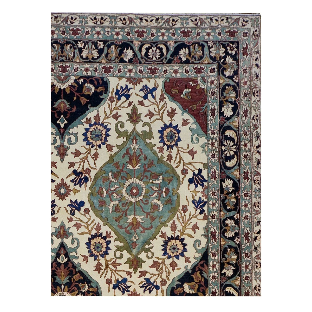 Persian Farahan 10X14 Ivory Area Rug #1143011 image 3