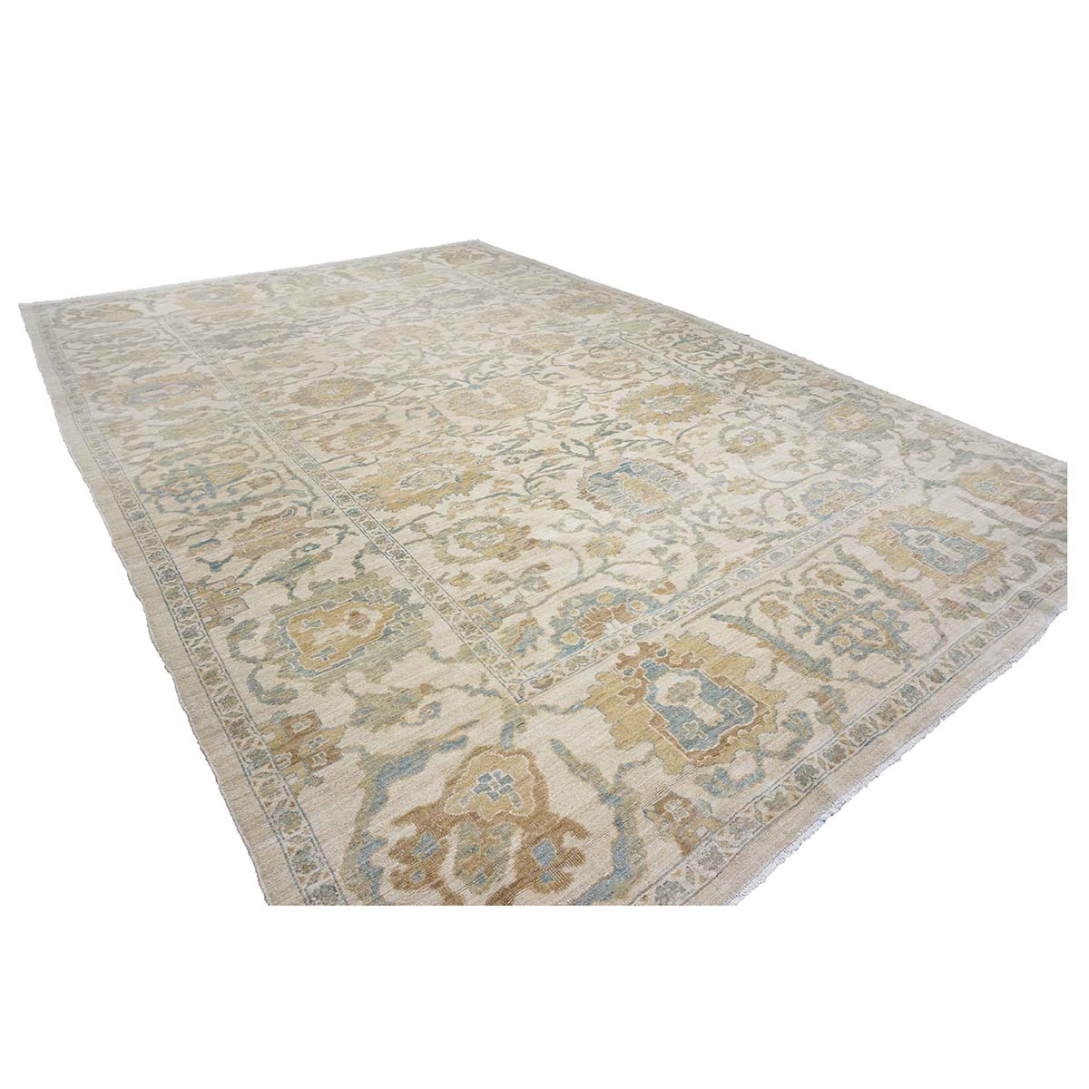 Sultanabad Master 10x14 Ivory Handmade Area Rug #1142156 image 4