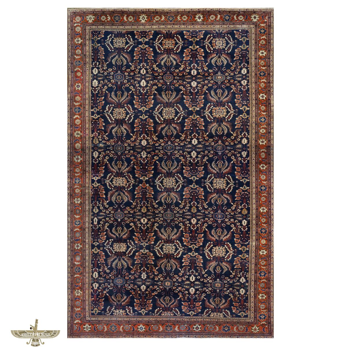 Area Rugs: Antique Persian Oversize 14x28 Sultanabad Rug #1140281 image 0