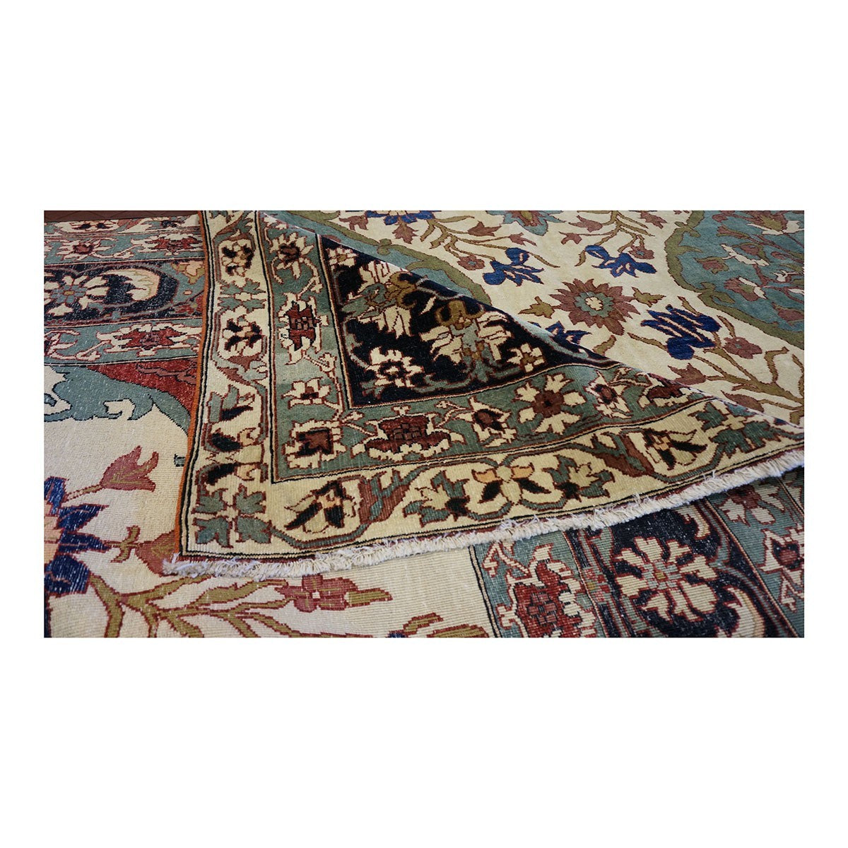 Persian Farahan 10X14 Ivory Area Rug #1143011 image 4