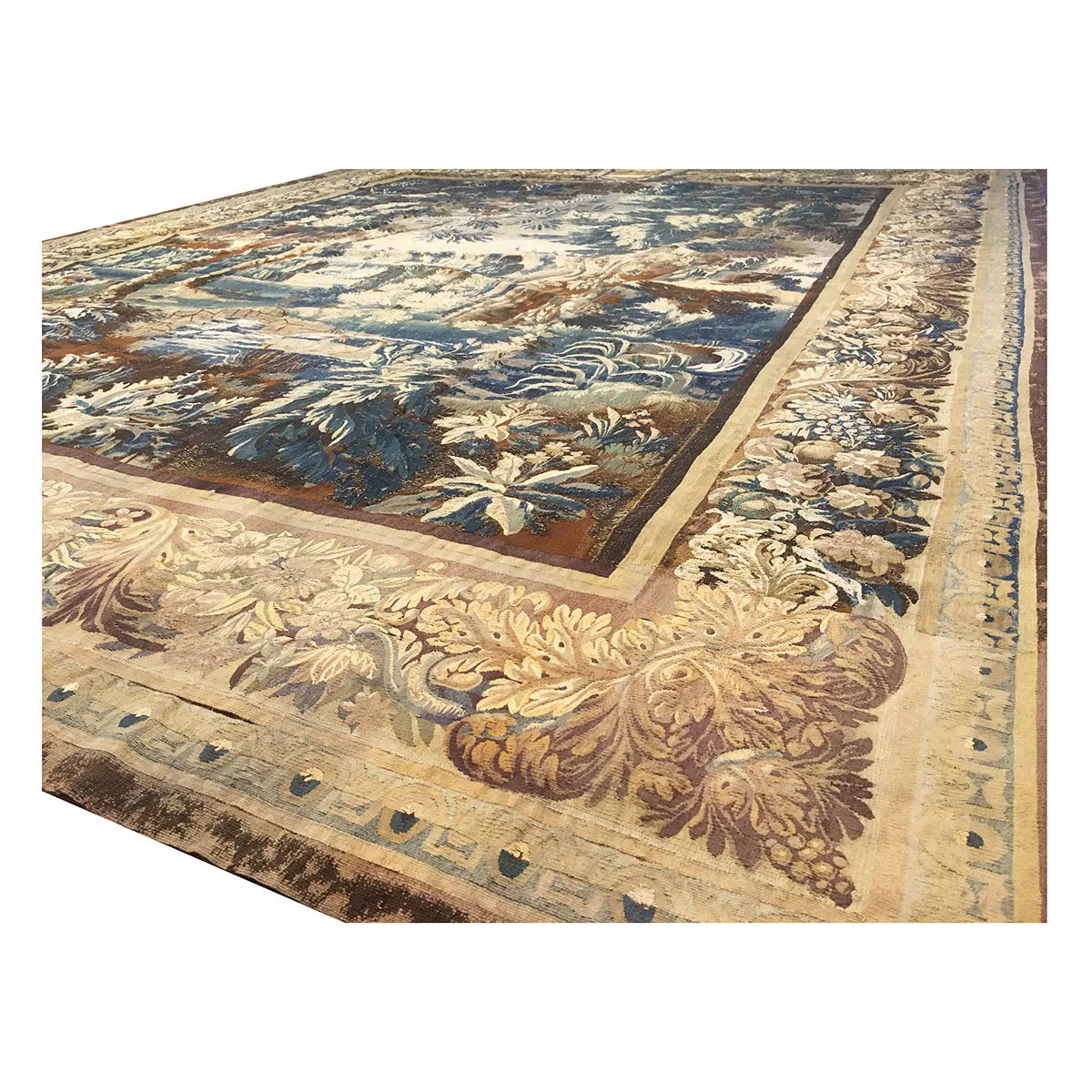 17th Century 11x13 Antique Mortlake English Tapestry  #9902475 image 5