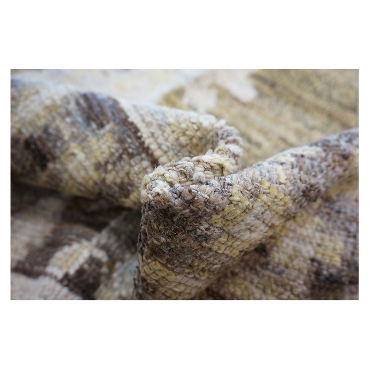 21st Century Turkish Oushak 15x23 Brown, Charcoal, & Ivory Handmade Oversized Rug #1144066 image 11