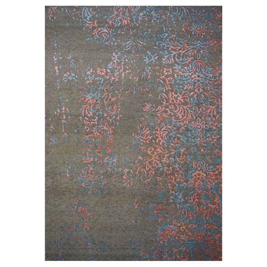 Area Rugs: #9902314 Modern Wool and Silk 6 x 8 Indo Nepal Grey Rug image 0