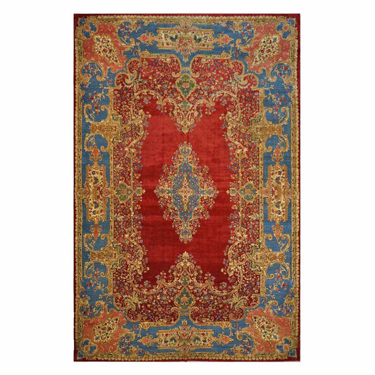 Antique Persian Kerman 12X18 Red Area Rug #9902258 image 0