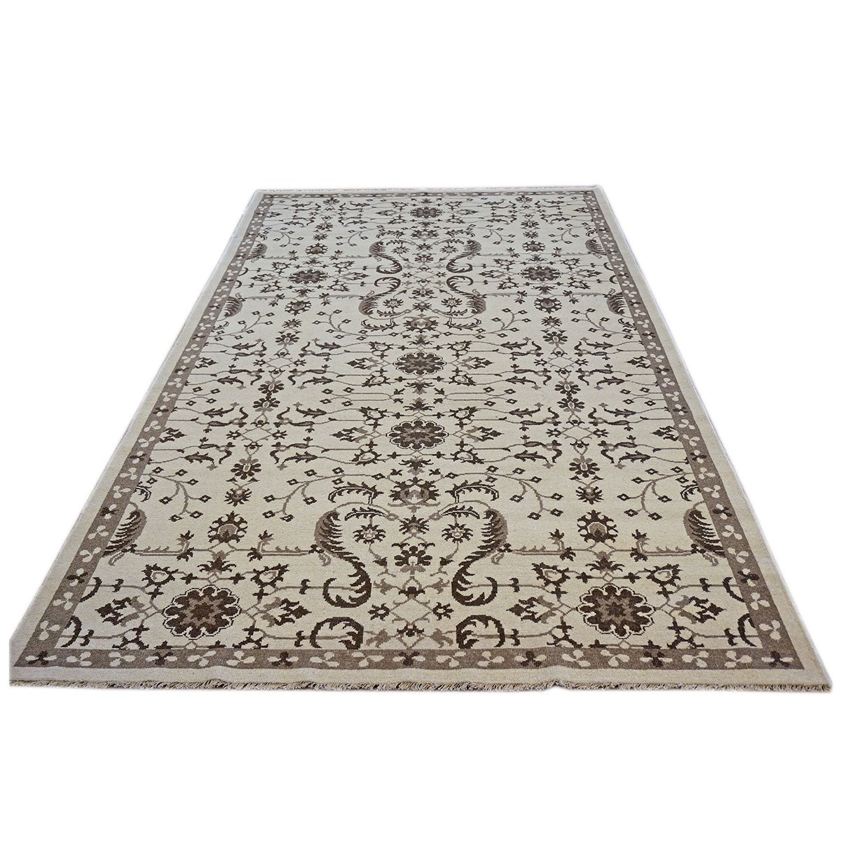 Sultanabad Masters 6X10 Ivory and Brown Area Rug #1143397 image 1