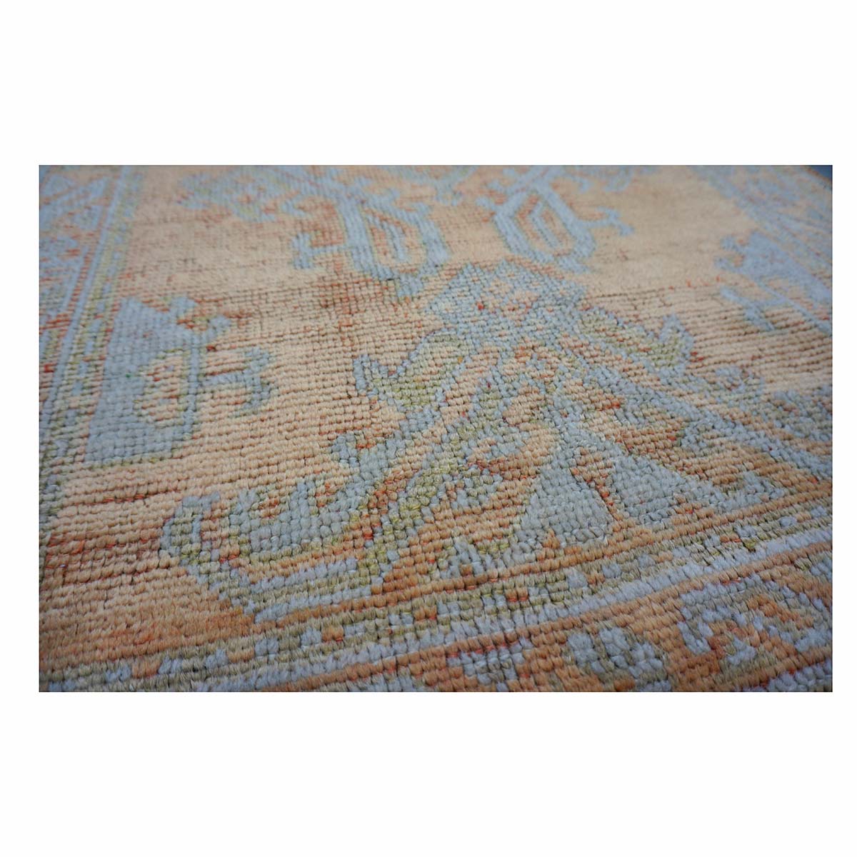 21st Century Turkish Oushak 3X11 Golden Beige & Khaki Handmade Area Rug #1140253 image 6