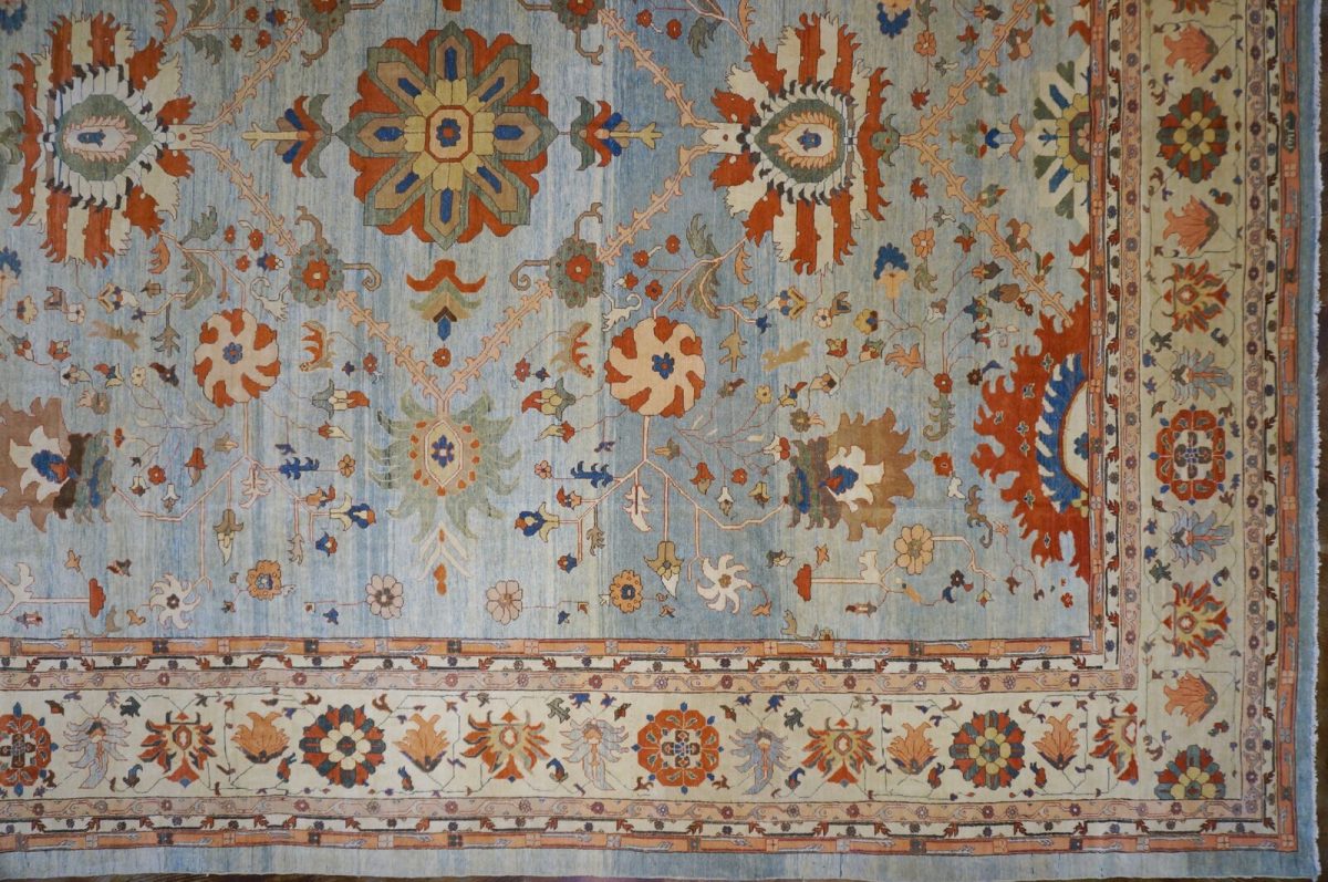 Area Rugs: Karajeh New #9902856 Oversize Blue image 0