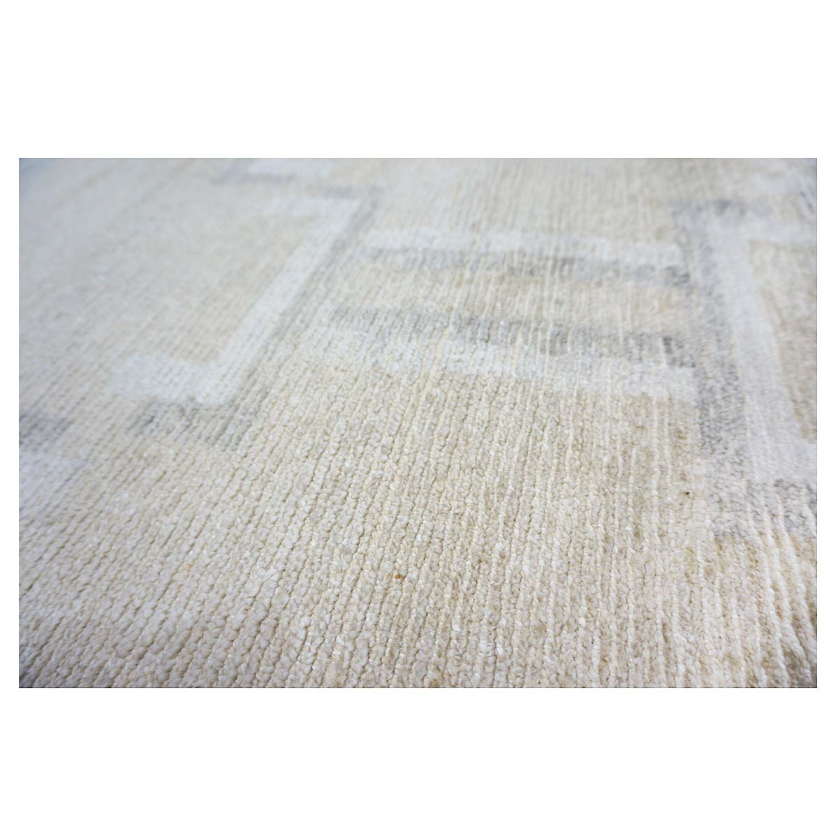 Nepalese Modern Wool & Silk 12X15 Beige, Ivory & Grey Area Rug #1143905 image 9