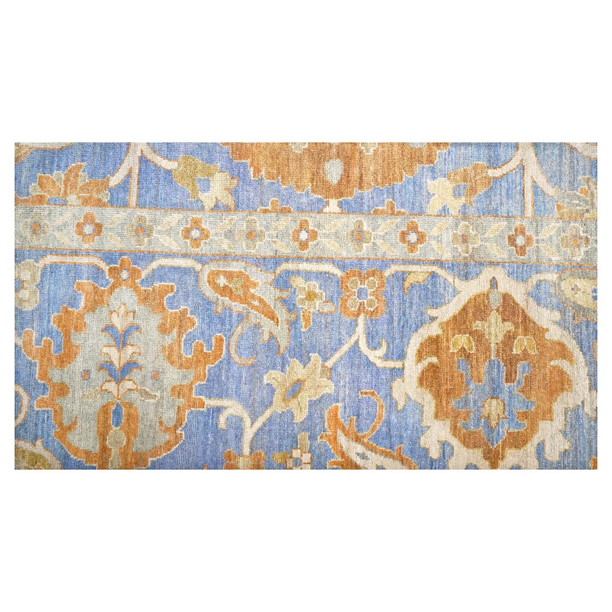 21st Century Sultanabad 12x15 Blue Handmade Area Rug #1143366 image 2