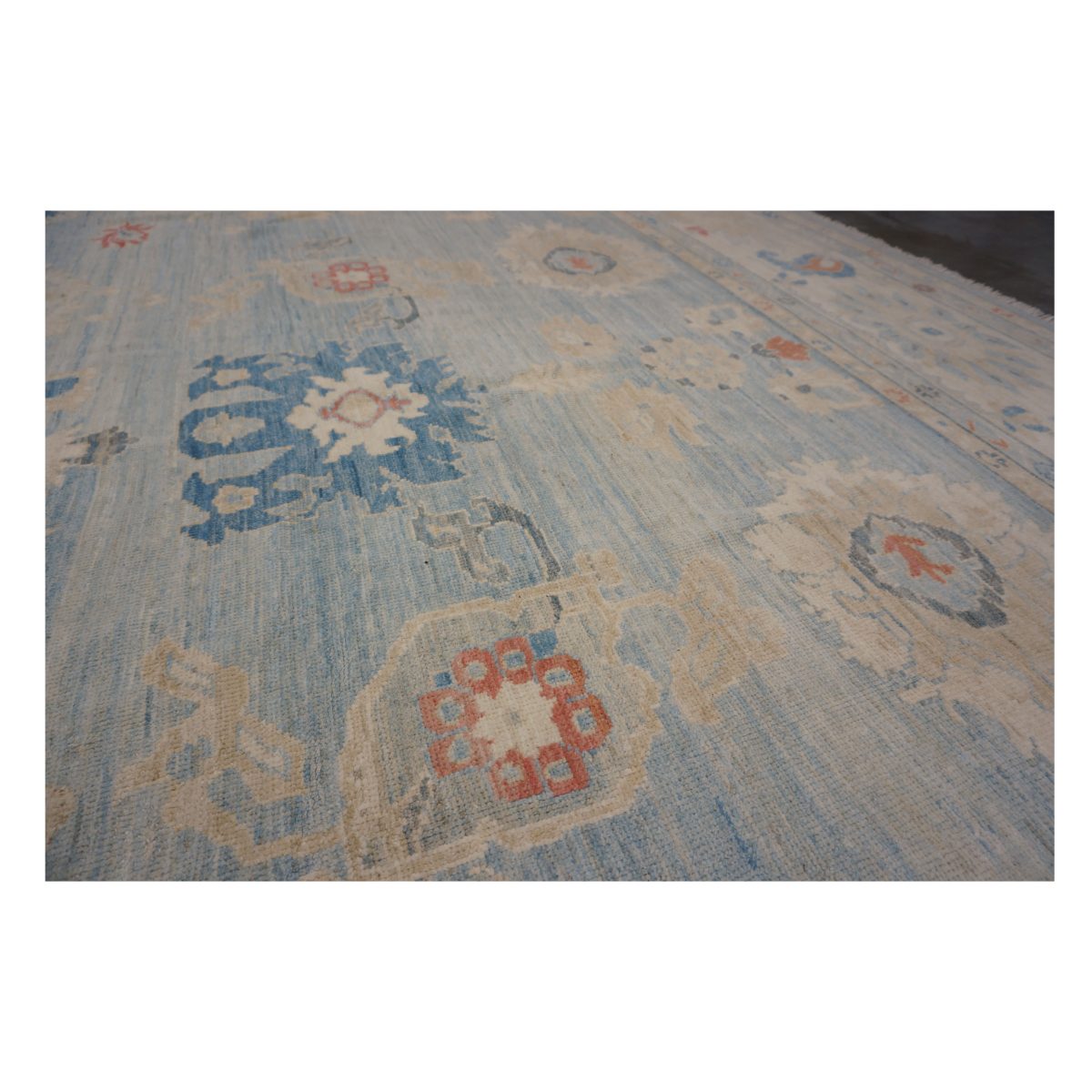 21st Century Sultanabad Master 15x18 Light Blue Handmade Area Rug #1144185 image 8