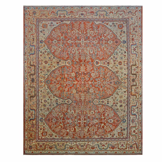 Area Rugs: #1140387 Antique Persian Sultanabad 9 x 12 Rug image 0